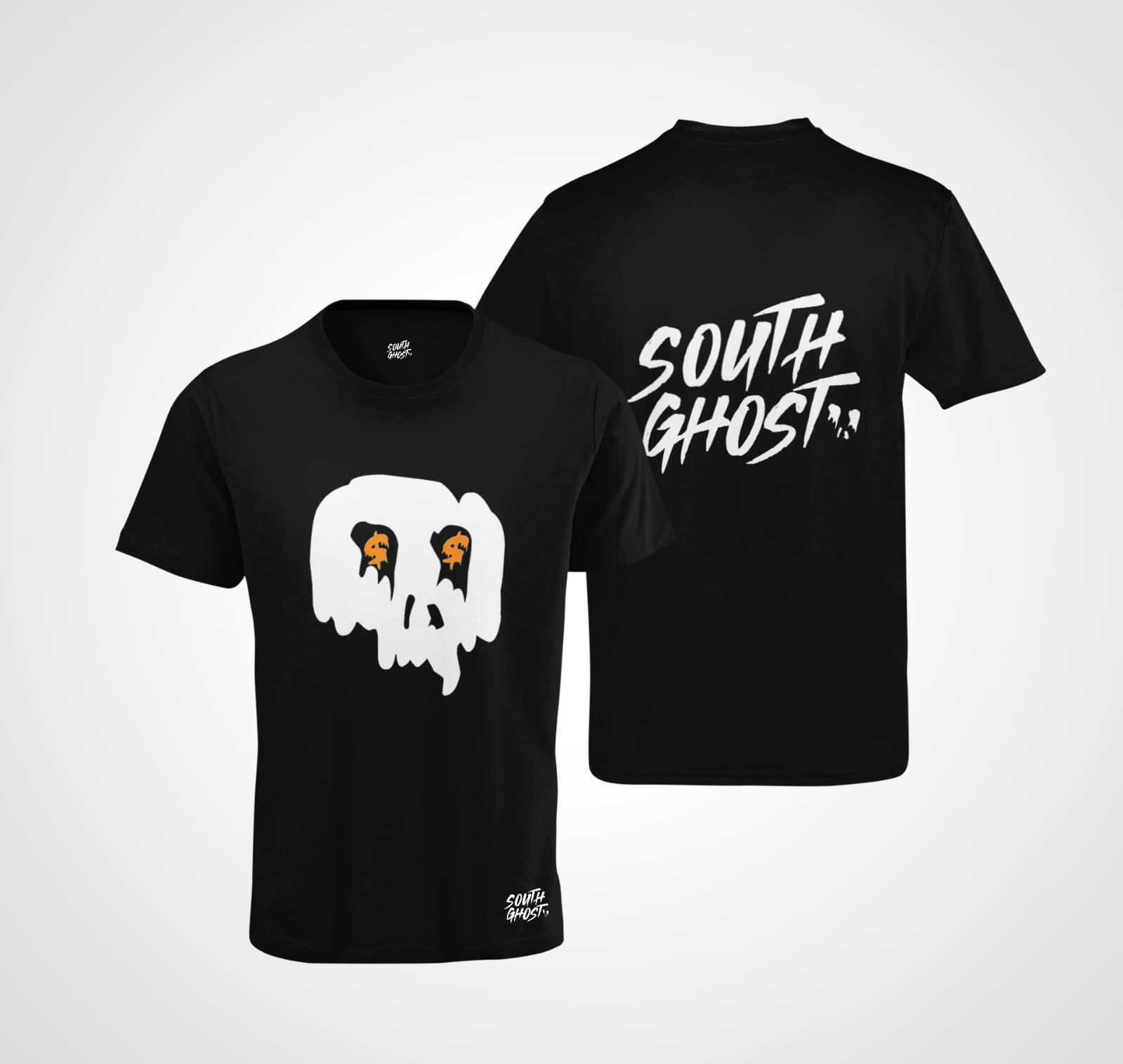 T-Shirt Round Neck SG TM "Skull orange" 
