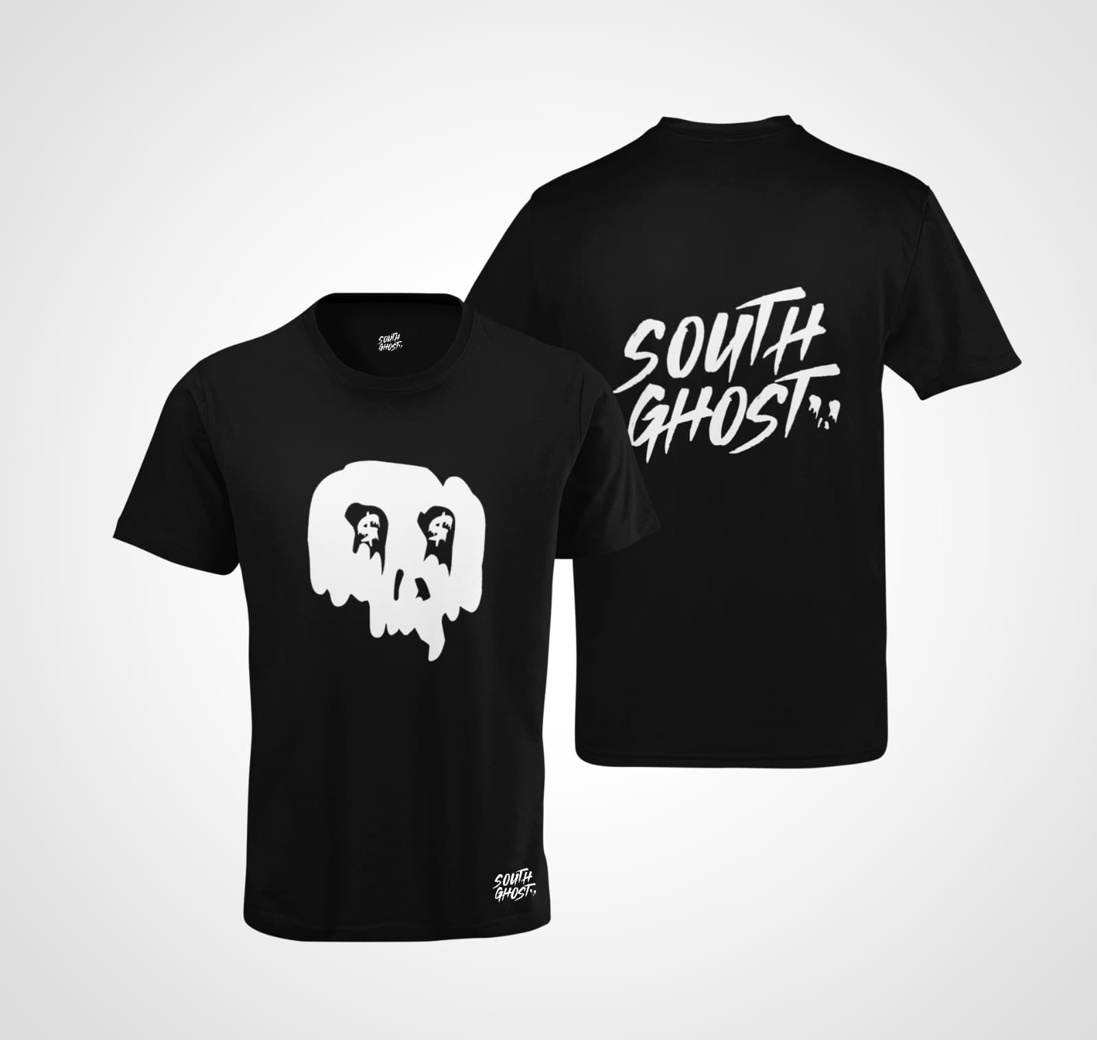 T-Shirt Round Neck SG TM "Skull White"
